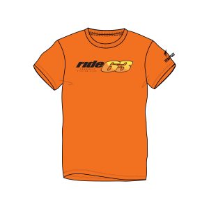 Tempus Everyday x RIDE 63 CORE TEE (ORANGE)