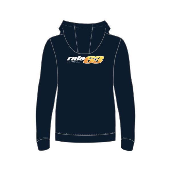 Tempus Everyday x RIDE 63 ZIP THRU HOODIE (NAVY) - Image 2
